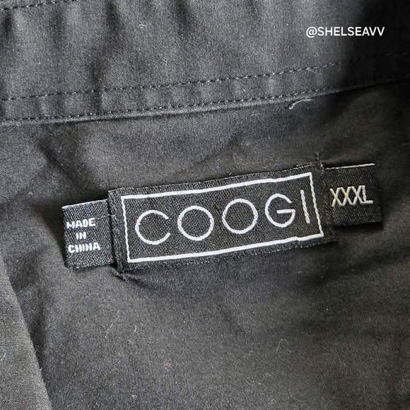 Coogi Premium Colors Embroidered Button Up Short Sleeve Shirt Men Size 3XL - Picture 9 of 10